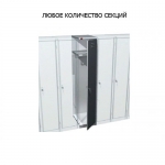 Шкаф гардеробный металлический