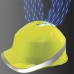 Каска защитная из АБС с вентиляцией DIAMOND VI WIND желтая