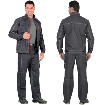 Костюм Алекс серый, куртка, брюки