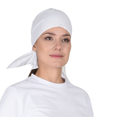 Косынка повара белая
