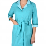 Халат женский Флора бирюзовый