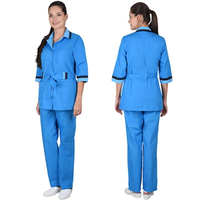 Костюм женский Флора голубой