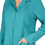 Халат женский с рельефами зеленый