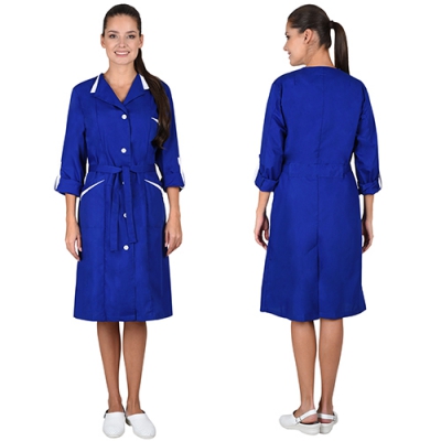 Халат женский Комфорт васильковый