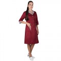 Халат женский Марлен-2 бордовый