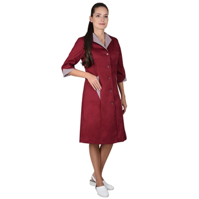 Халат женский Марлен-2 бордовый