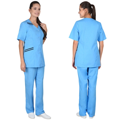 Костюм женский Женева голубой