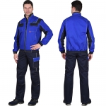 Костюм Карат МВО васильковый, куртка, полукомбинезон 