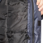 Куртка Бригадир зимняя удлиненная, цвет синий с васильковым