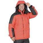 Куртка Европа зимняя красная