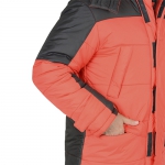 Куртка Европа зимняя красная