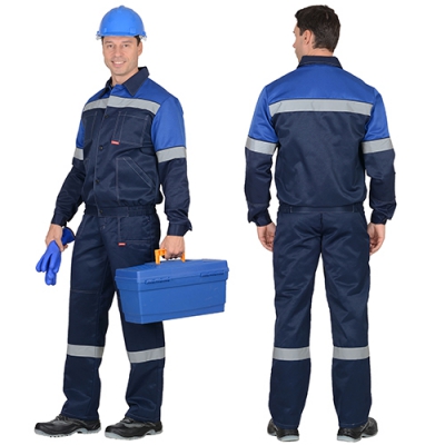 Костюм Легионер темно-синий, куртка, полукомбинезон