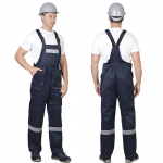 Костюм Легионер темно-синий с серым СОП 50 мм, куртка, полукомбинезон