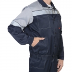 Костюм Легионер темно-синий с серым СОП 50 мм, куртка, полукомбинезон