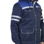 Костюм Лидер синий, куртка, полукомбинезон