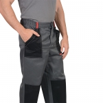 Костюм Лигор серый с красным, куртка, брюки