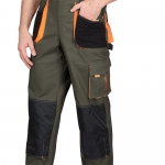 Костюм Манхеттен оливковый, укороченная куртка, полукомбинезон МВО