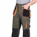 Костюм Манхеттен оливковый, укороченная куртка, брюки МВО