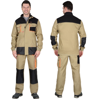 Костюм Манхеттен песочный, куртка, брюки МВО