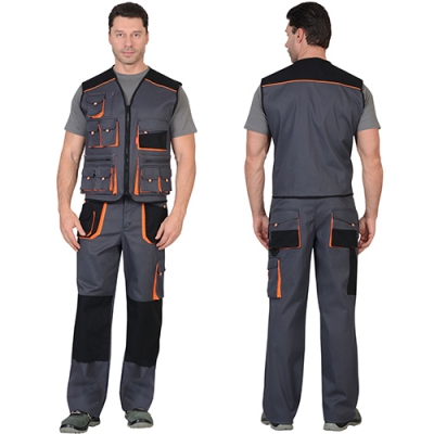 Костюм Манхеттен темно-серый, жилет, брюки МВО