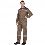 Костюм Мастер светло-коричневый, куртка, полукомбинезон