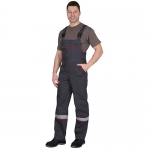 Костюм Мастер серый, куртка, полукомбинезон