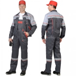 Костюм Маяк серый, куртка, полукомбинезон