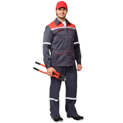 Костюм Механик серый, куртка, брюки