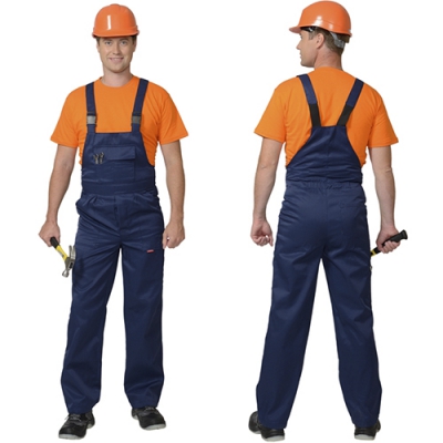 Полукомбинезон Профессионал синий