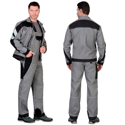 Костюм Пекин, укороченная куртка, полукомбинезон