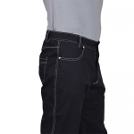 Костюм Плутон черный, куртка, брюки, 100% хлопок