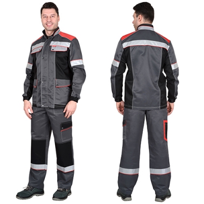 Костюм Полином серый, куртка, брюки