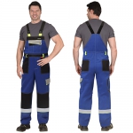 Костюм Полином васильковый, куртка, полукомбинезон