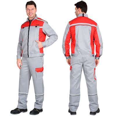 Костюм Практик-1 серый, куртка, полукомбинезон