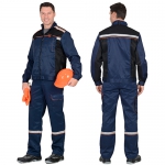 Костюм Практик-1 темно-синий, куртка, полукомбинезон
