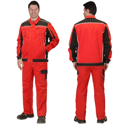 Костюм Престиж красный, куртка, брюки