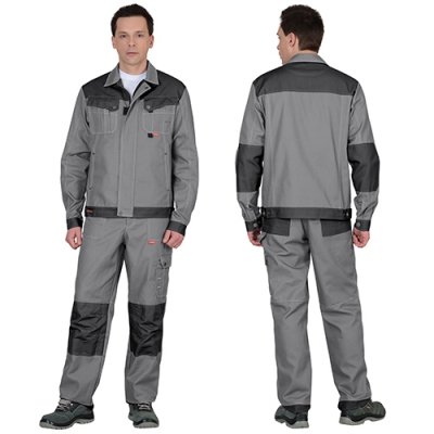 Костюм Вест-Ворк серый, куртка, брюки