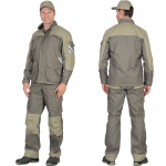 Костюм Вест-Ворк оливковый, куртка, полукомбинезон