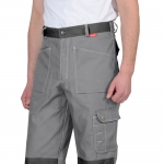 Брюки Вест-Ворк светло-серого цвета с темно-серым