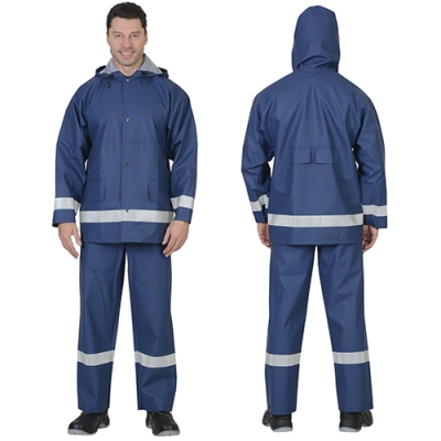 Костюм влагозащитный Циклон синий ПВХ с СОП