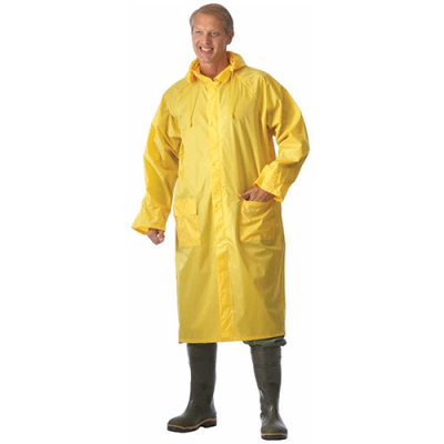 Плащ влагозащитный нейлоновый желтый (тип "ЛВ")