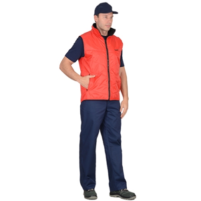 Мужской жилет Алый