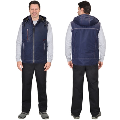 Мужской жилет Алекс синий