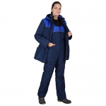 Костюм женский Снежана, куртка, полукомбинезон