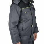 Костюм Фаворит серый, куртка укороченная, полукомбинезон ВО