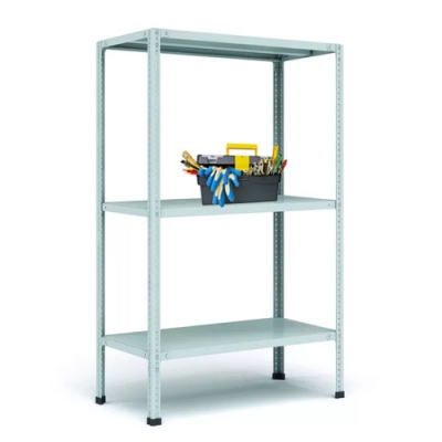 Стеллаж металлический высота 2.5 метра (3 полки)