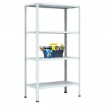 Стеллаж металлический высота 2.5 метра (4 полки)