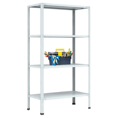 Стеллаж металлический высота 2.5 метра (4 полки)