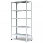 Стеллаж металлический высота 2.5 метра (5 полок)