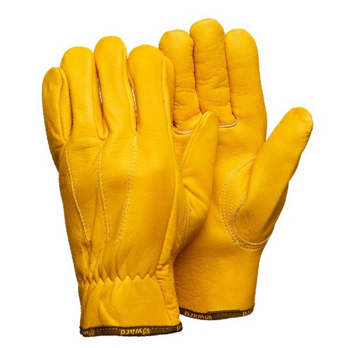 Купить кожаные анатомические перчатки желтые Gward Force Gold в Минске